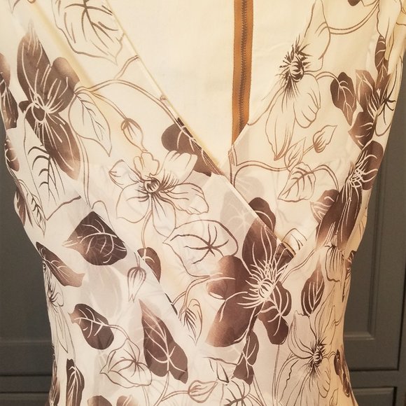 Ann Taylor Loft Floral Garden Party Dress Size 10 - Picture 9 of 11